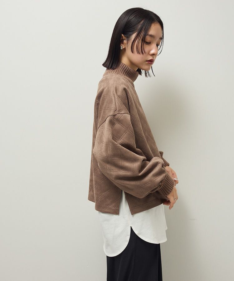 Green Parks「【WEB限定】裾ラウンドホワイトインナー」|Tシャツ・カットソー|