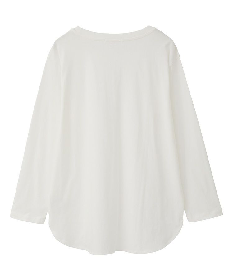 Green Parks「【WEB限定】裾ラウンドホワイトインナー」|Tシャツ・カットソー|