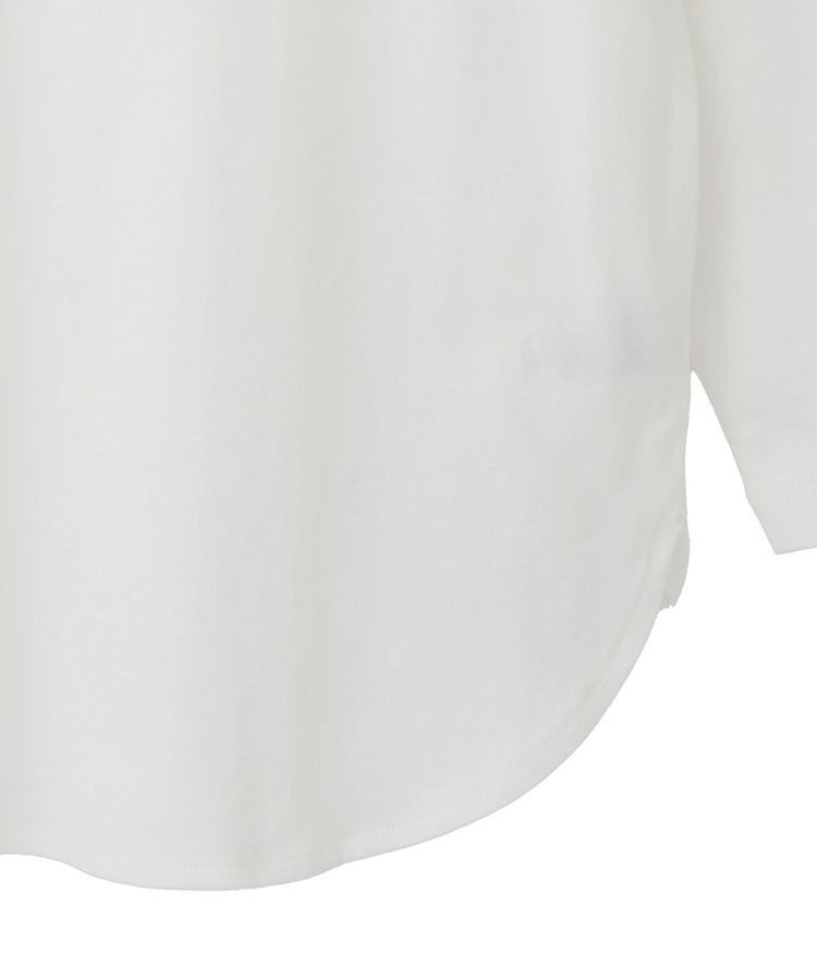 Green Parks「【WEB限定】裾ラウンドホワイトインナー」|Tシャツ・カットソー|