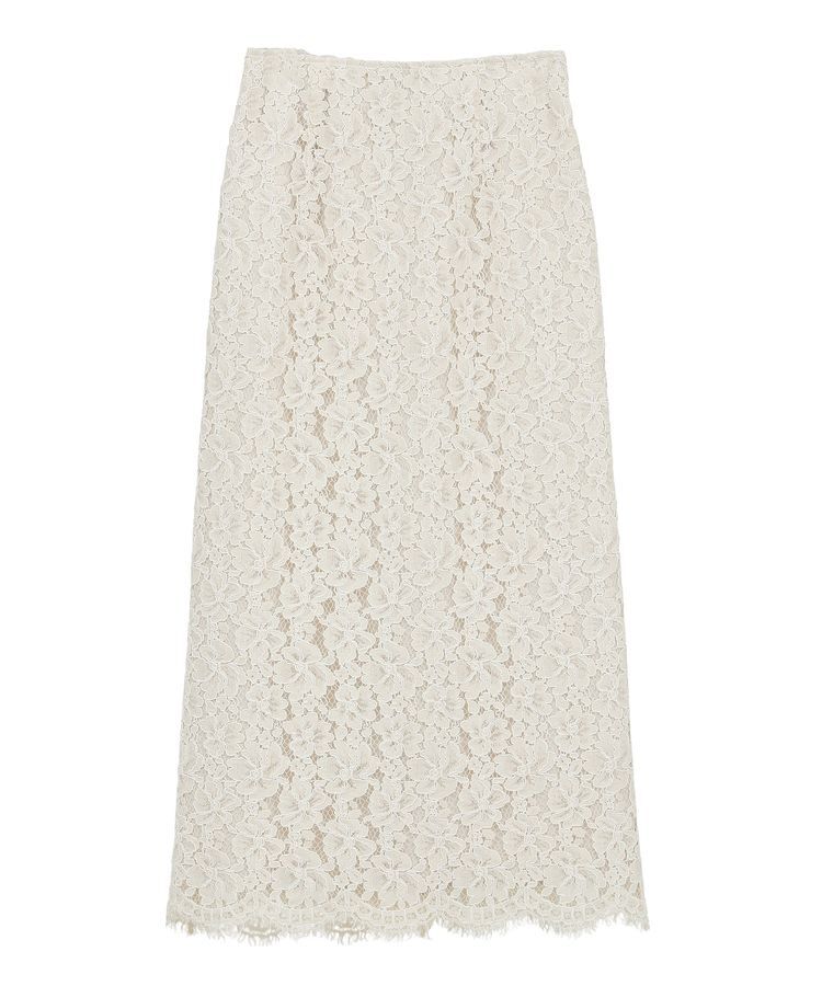 YECCA VECCA「レースナロースカート」|タイト|