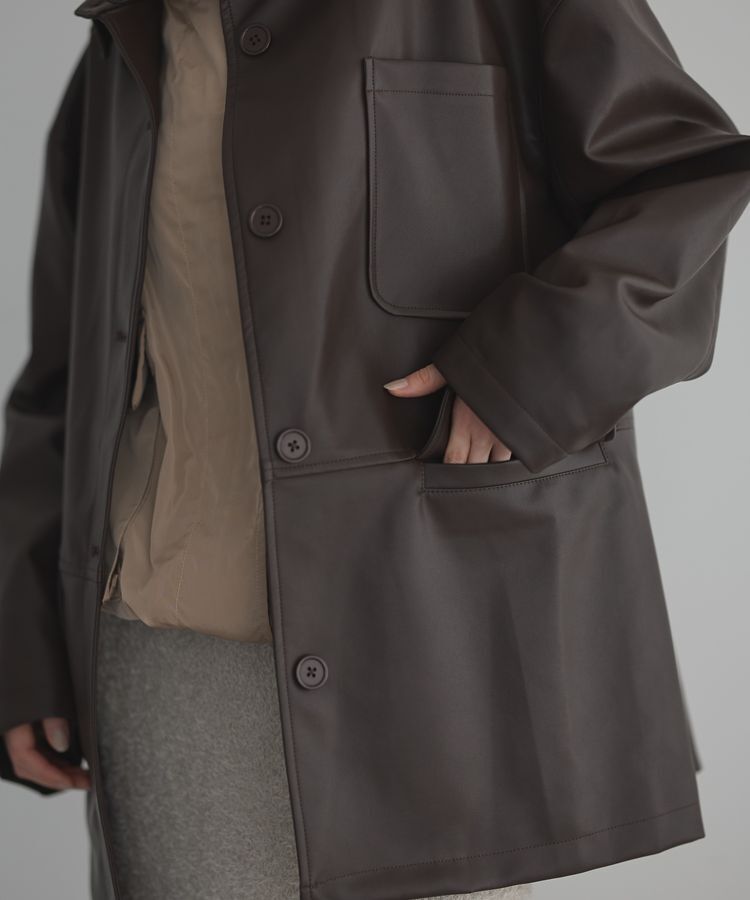 GARAGE OF GOOD CLOTHING「合皮ジャケット」|テーラードジャケット|