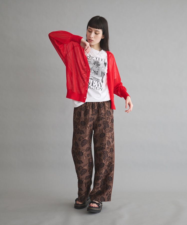 GARAGE OF GOOD CLOTHING「シアーVネックカーディガン」|カーディガン|