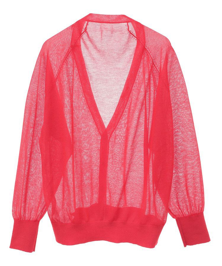 GARAGE OF GOOD CLOTHING「シアーVネックカーディガン」|カーディガン|