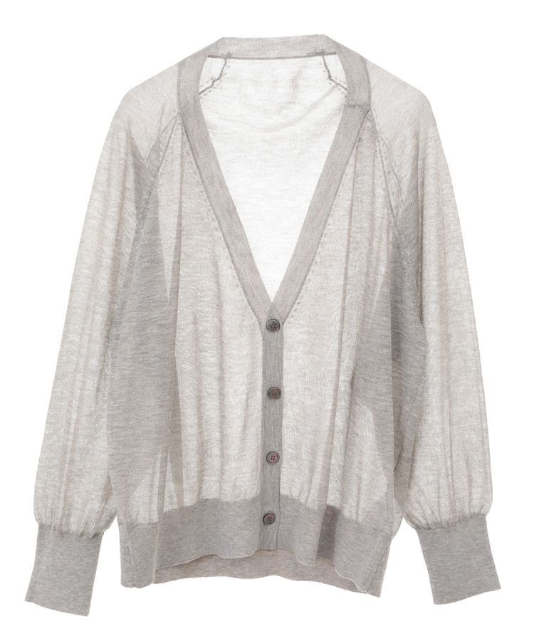 GARAGE OF GOOD CLOTHING「シアーVネックカーディガン」|カーディガン|