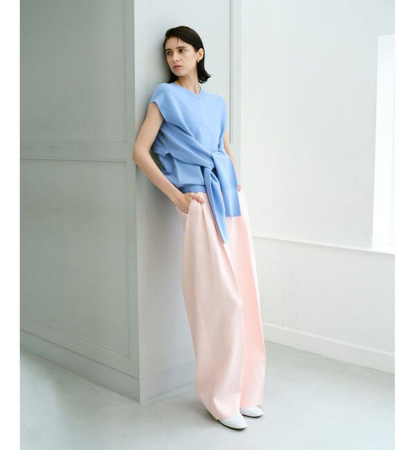 allureville「スラッシュアーム2WAY プルオーバー」|ニット・セーター|