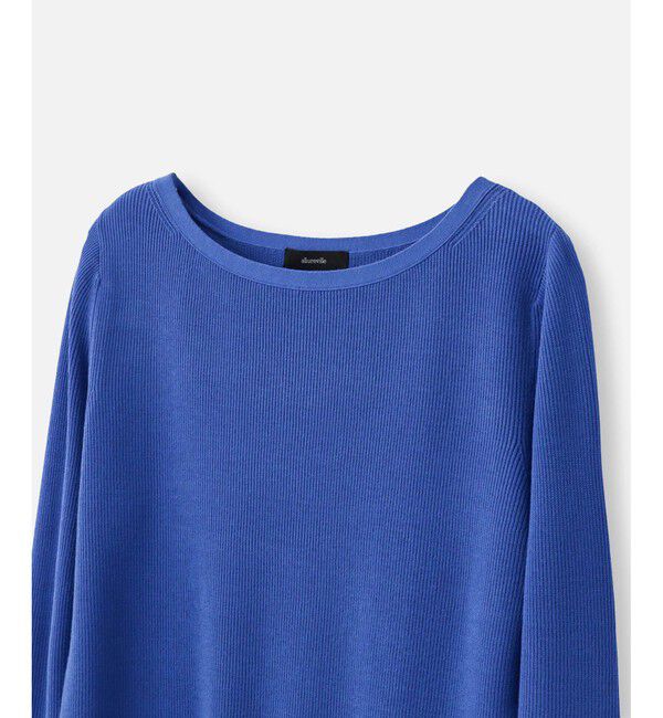 allureville「ダブルカフスコンビプルオーバー」|ニット・セーター|