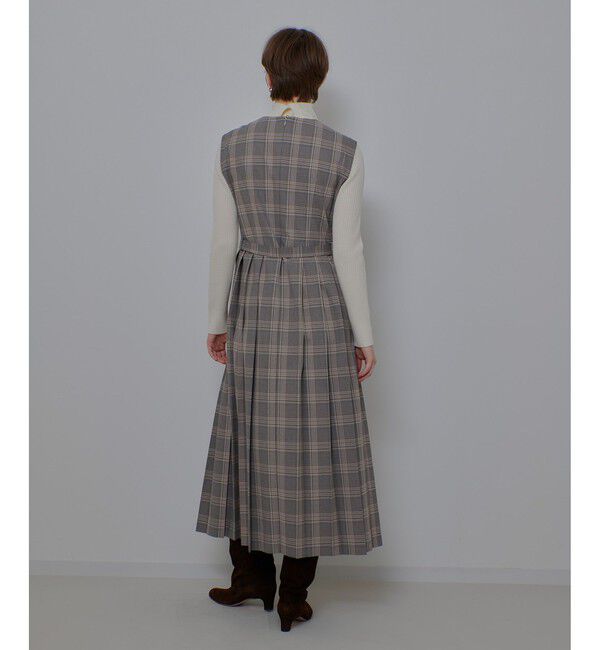 allureville「サイドスリットプリーツロングワンピース」|ワンピース|