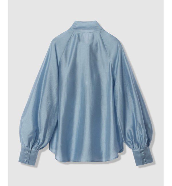 allureville「シルキーセルロースボウブラウス」|シャツ・ブラウス|