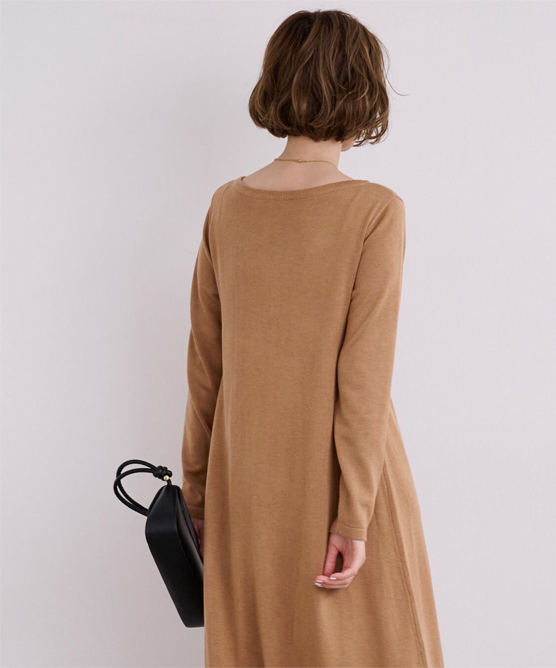 ur's「ボートネックロングニットワンピース」|ワンピース|