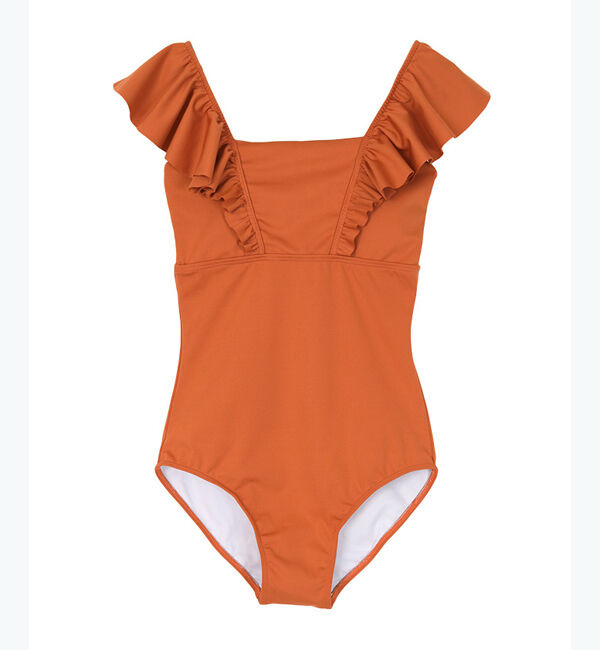 SEA DRESS「ショルダーフリルスクエアネックワンピース/水着」|ビキニ|