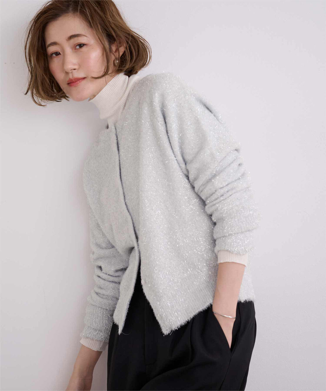 ur's「ウールブレンドハイネックリブニット」|ニット・セーター|