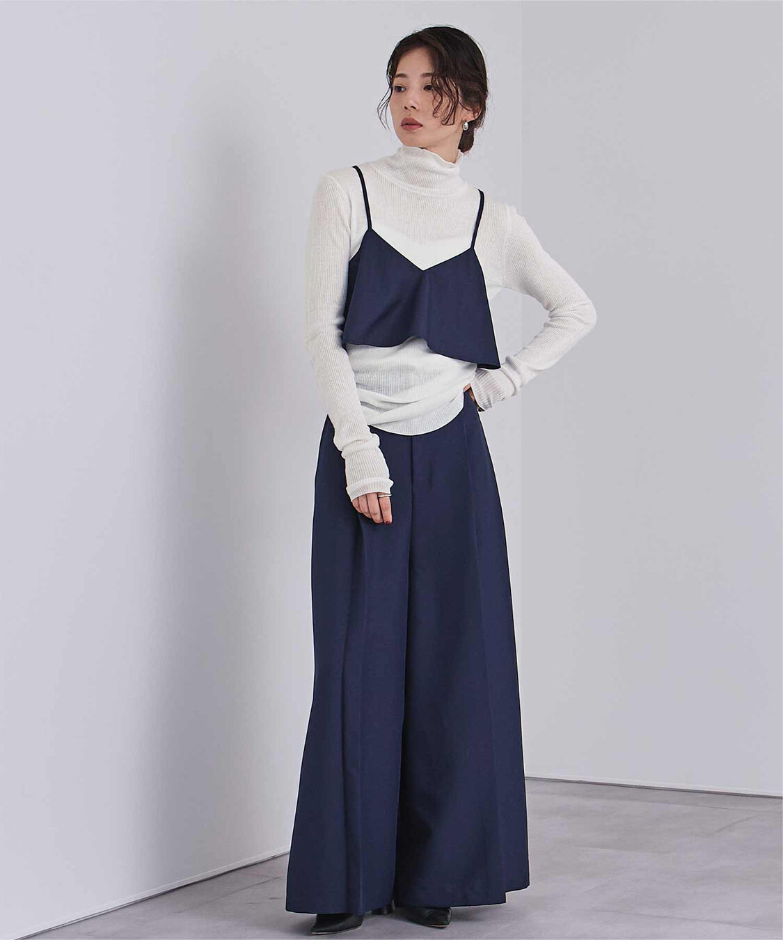 ur's「ウールブレンドハイネックリブニット」|ニット・セーター|