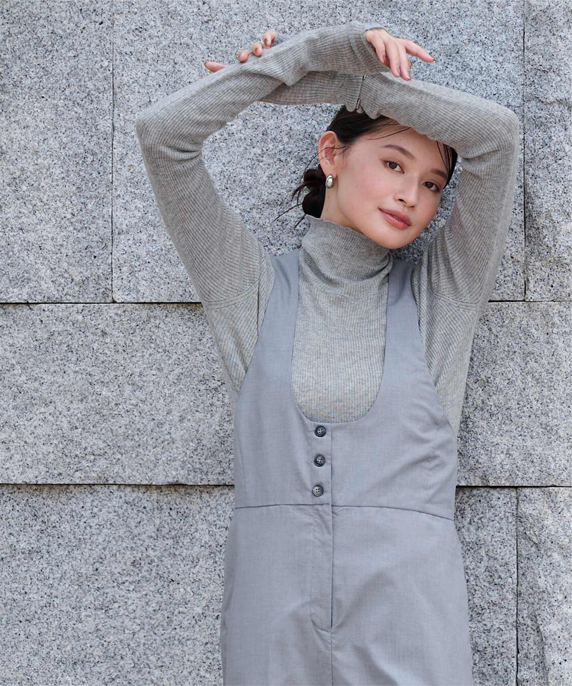 ur's「ウールブレンドハイネックリブニット」|ニット・セーター|