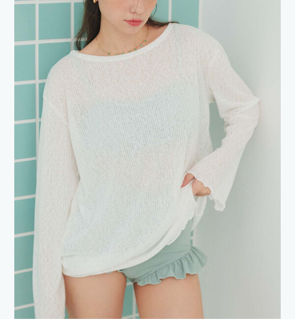 SEA DRESS「シアートップス付ビキニ/セット水着」|ビキニ|