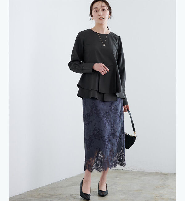 ur's「イレギュラーヘムペプラムブラウス」|シャツ・ブラウス|