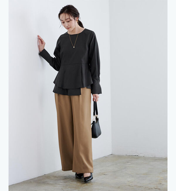 ur's「イレギュラーヘムペプラムブラウス」|シャツ・ブラウス|