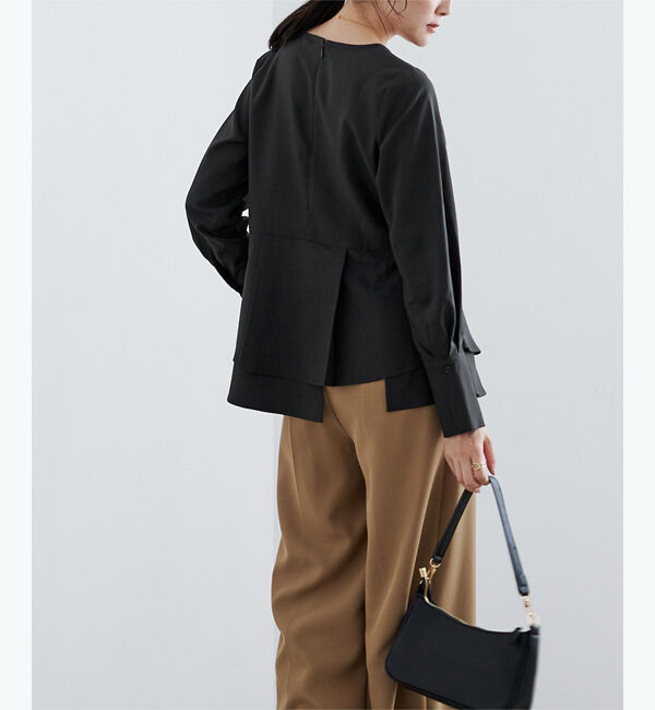 ur's「イレギュラーヘムペプラムブラウス」|シャツ・ブラウス|