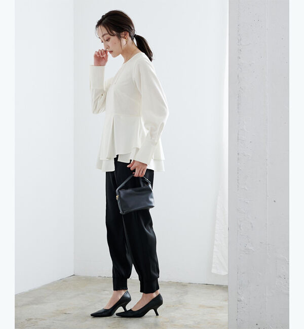 ur's「イレギュラーヘムペプラムブラウス」|シャツ・ブラウス|