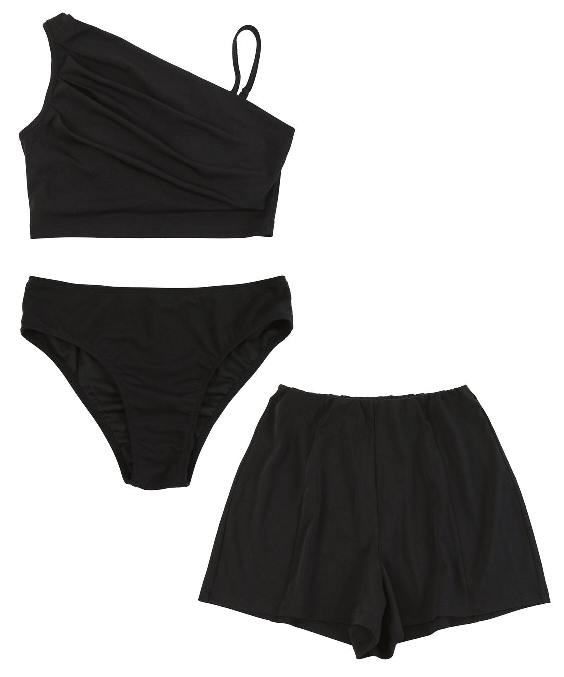 SEA DRESS「ショートパンツ付タックビキニ」|ビキニ|