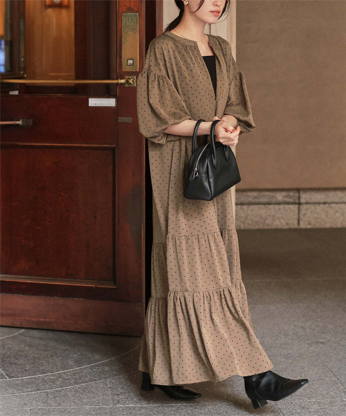 titivate「スキッパーティアードワンピース」|ワンピース|