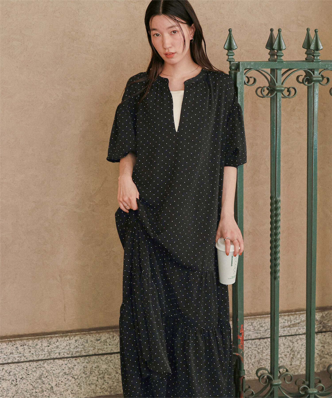 titivate「スキッパーティアードワンピース」|ワンピース|