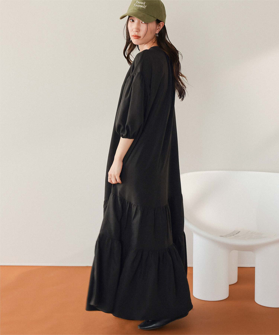 titivate「スキッパーティアードワンピース」|ワンピース|