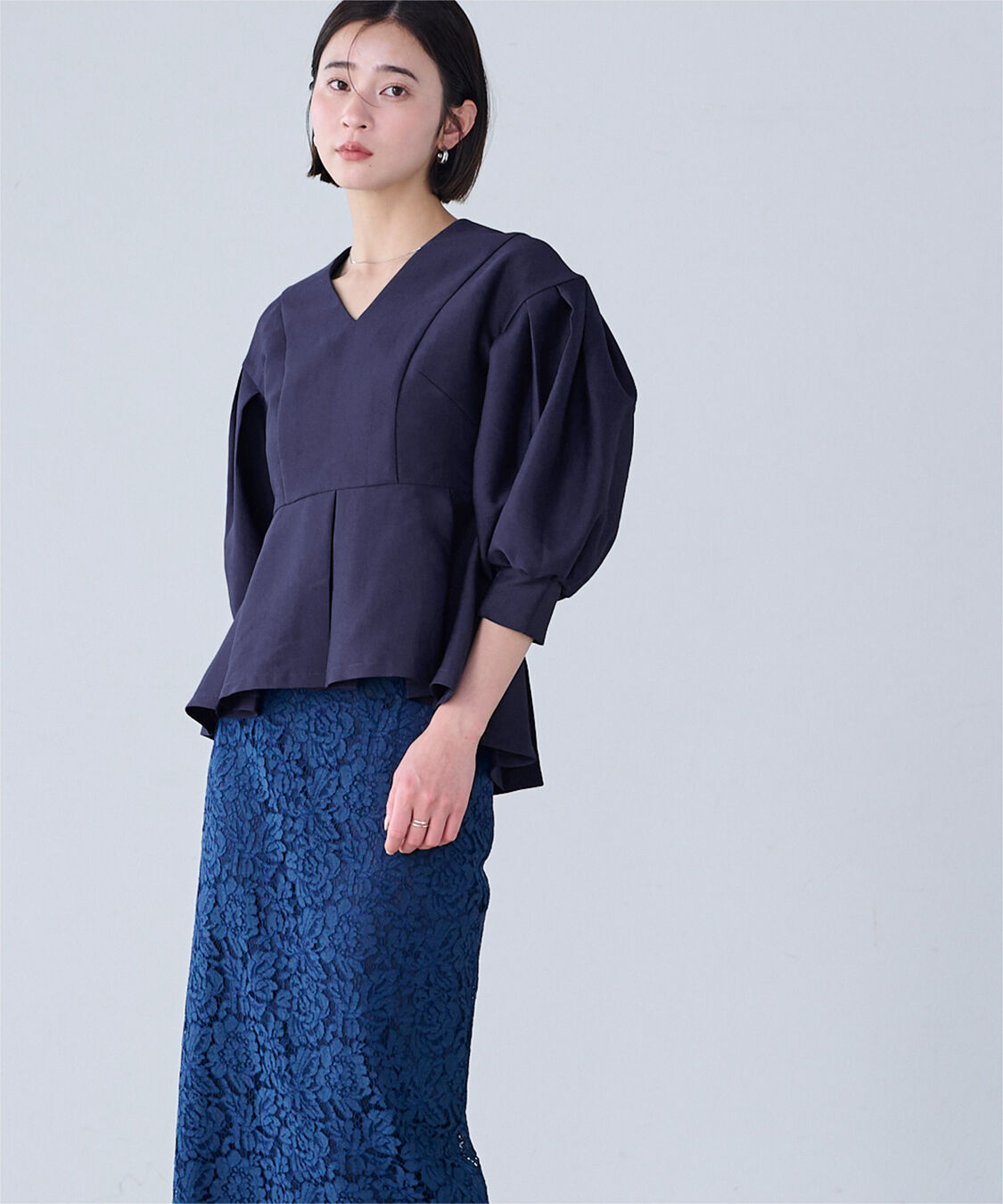 ur's「【小林有里さんコラボアイテム】ボリュームスリーブプルオーバー」|シャツ・ブラウス|