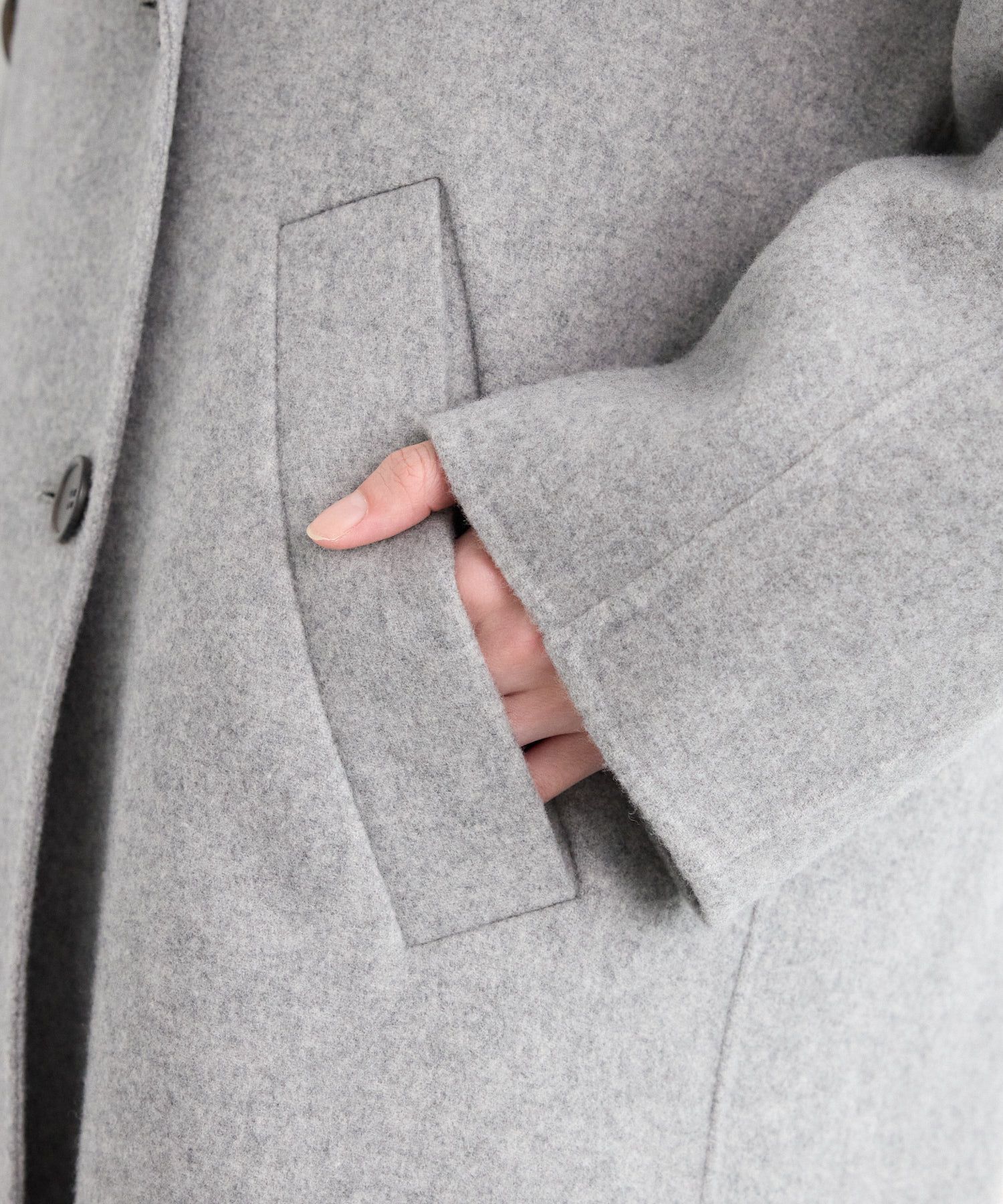  「リバーダブルロングコート」|ステンカラーコート|