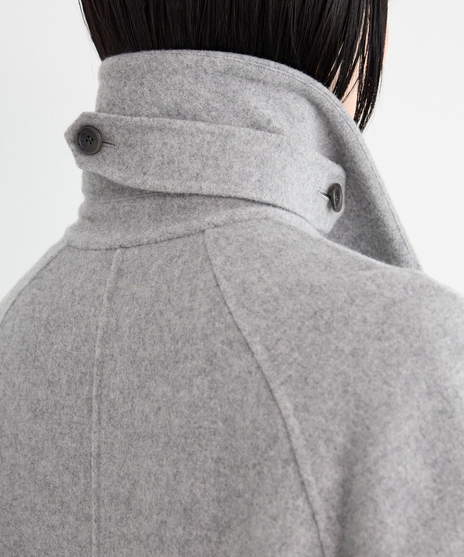  「リバーダブルロングコート」|ステンカラーコート|