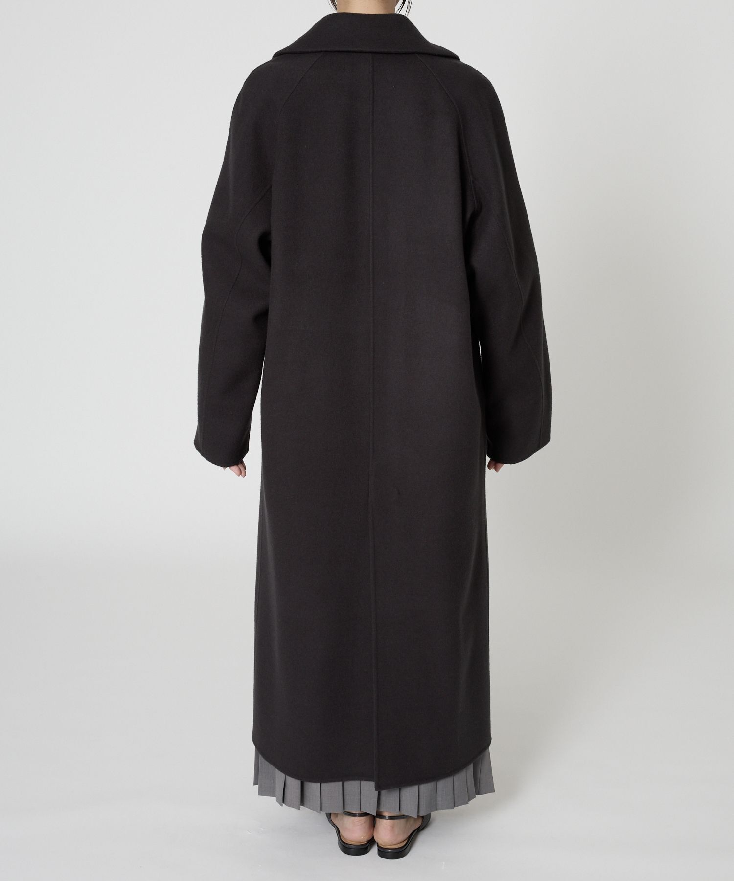  「リバーダブルロングコート」|ステンカラーコート|