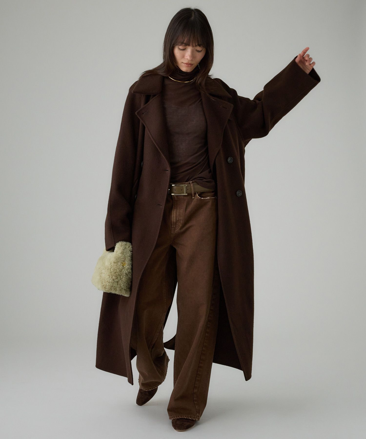  「リバーダブルロングコート」|ステンカラーコート|