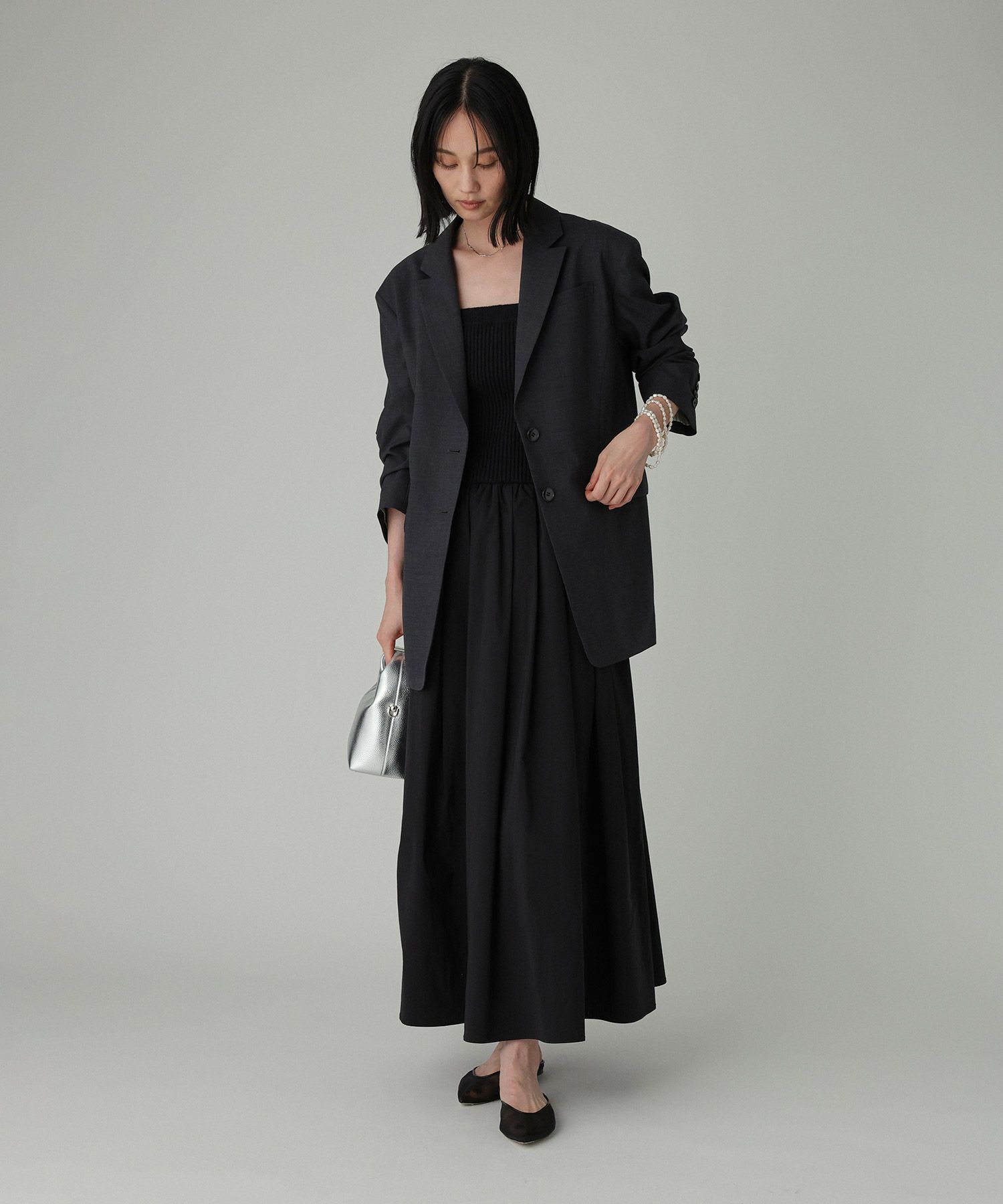 BABYLONE「【多機能素材】シングルオーバージャケット」|テーラードジャケット|