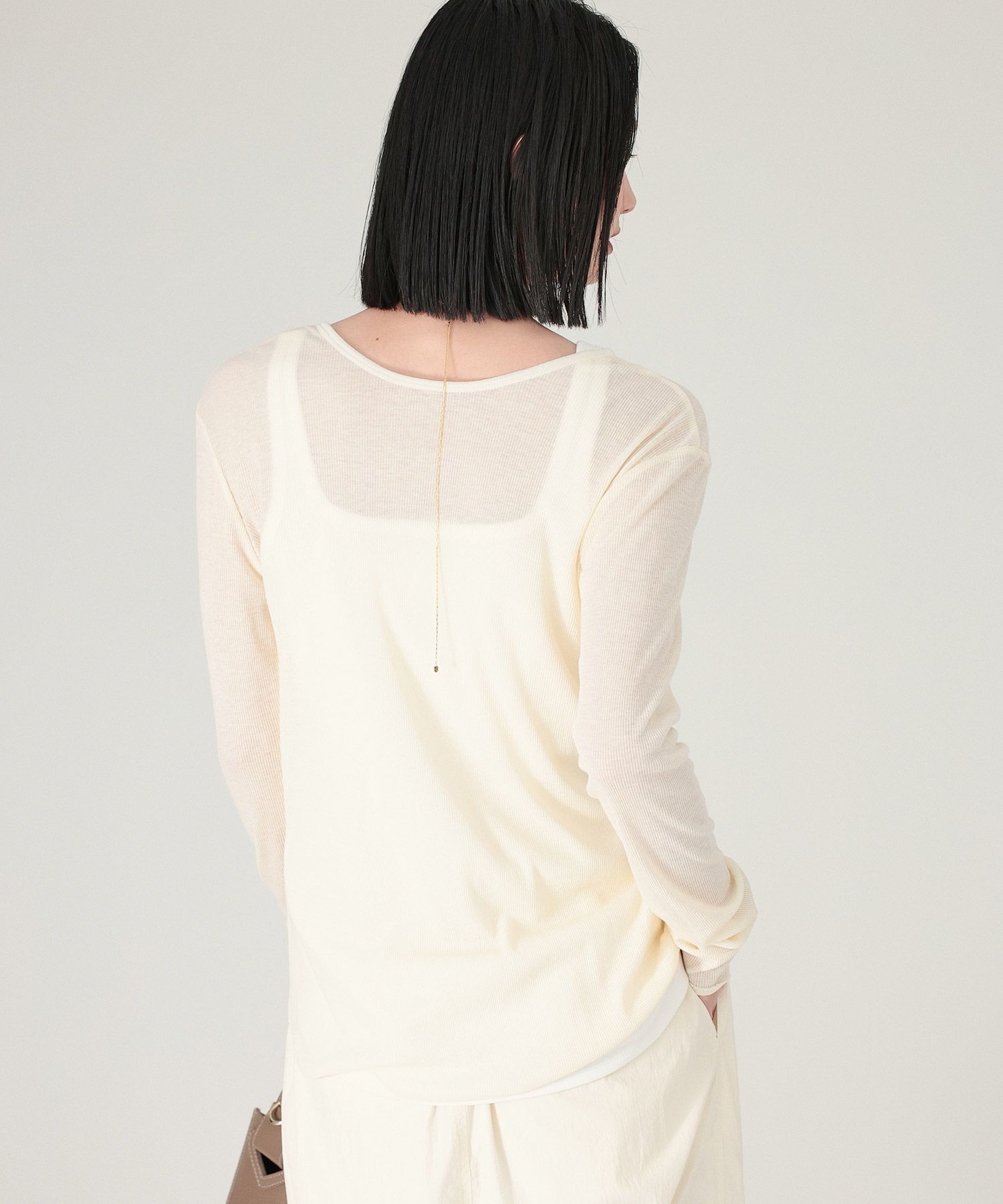 BABYLONE「2WAYストレッチウールテレコ」|Tシャツ・カットソー|