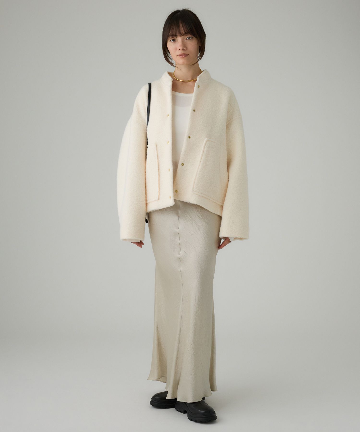 BABYLONE「ウェイビーニードルブルゾン」|ブルゾン・スタジャン|