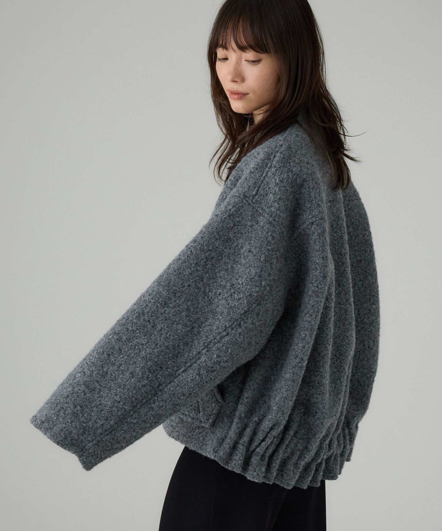 BABYLONE「ウェイビーニードルブルゾン」|ブルゾン・スタジャン|