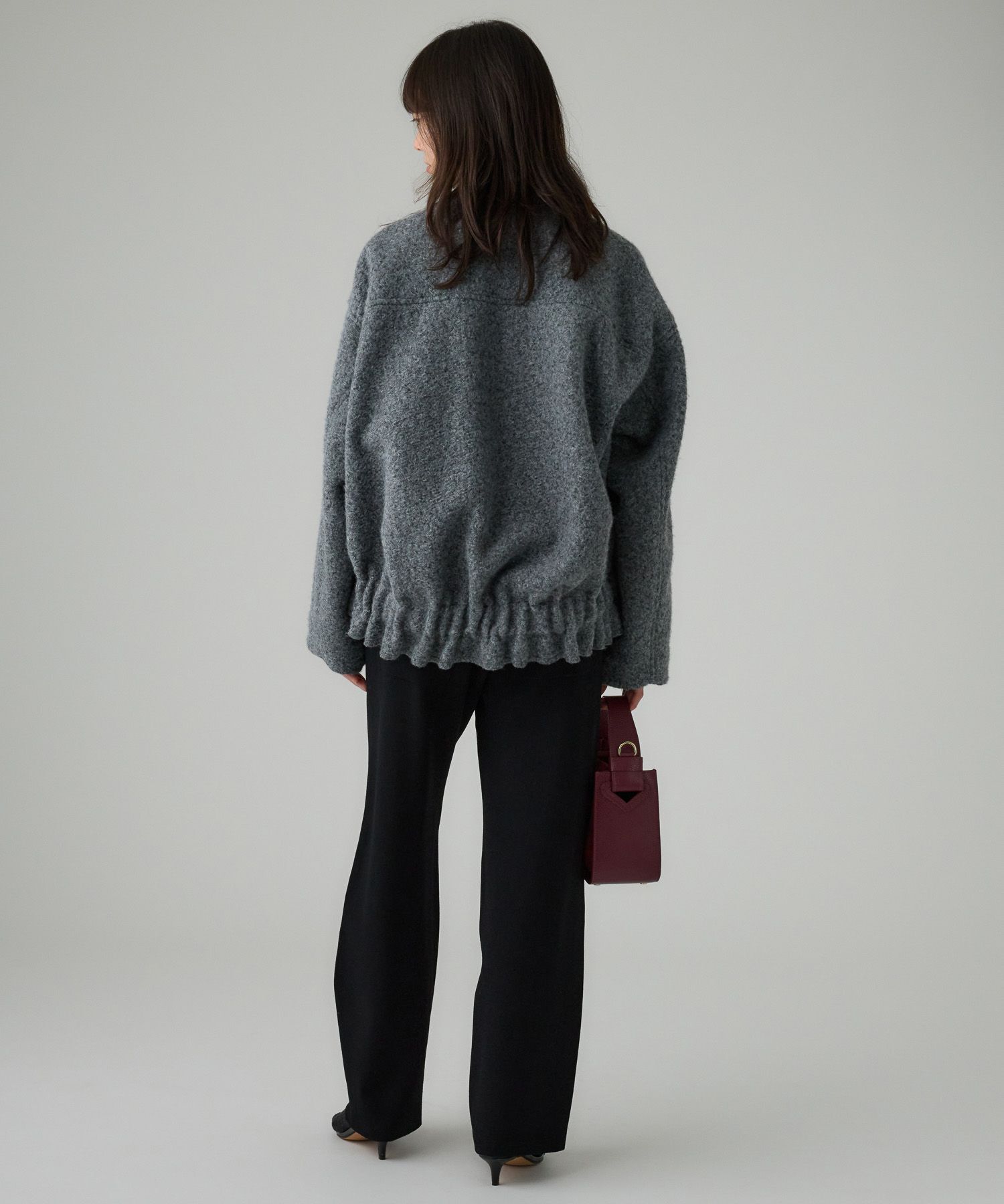 BABYLONE「ウェイビーニードルブルゾン」|ブルゾン・スタジャン|