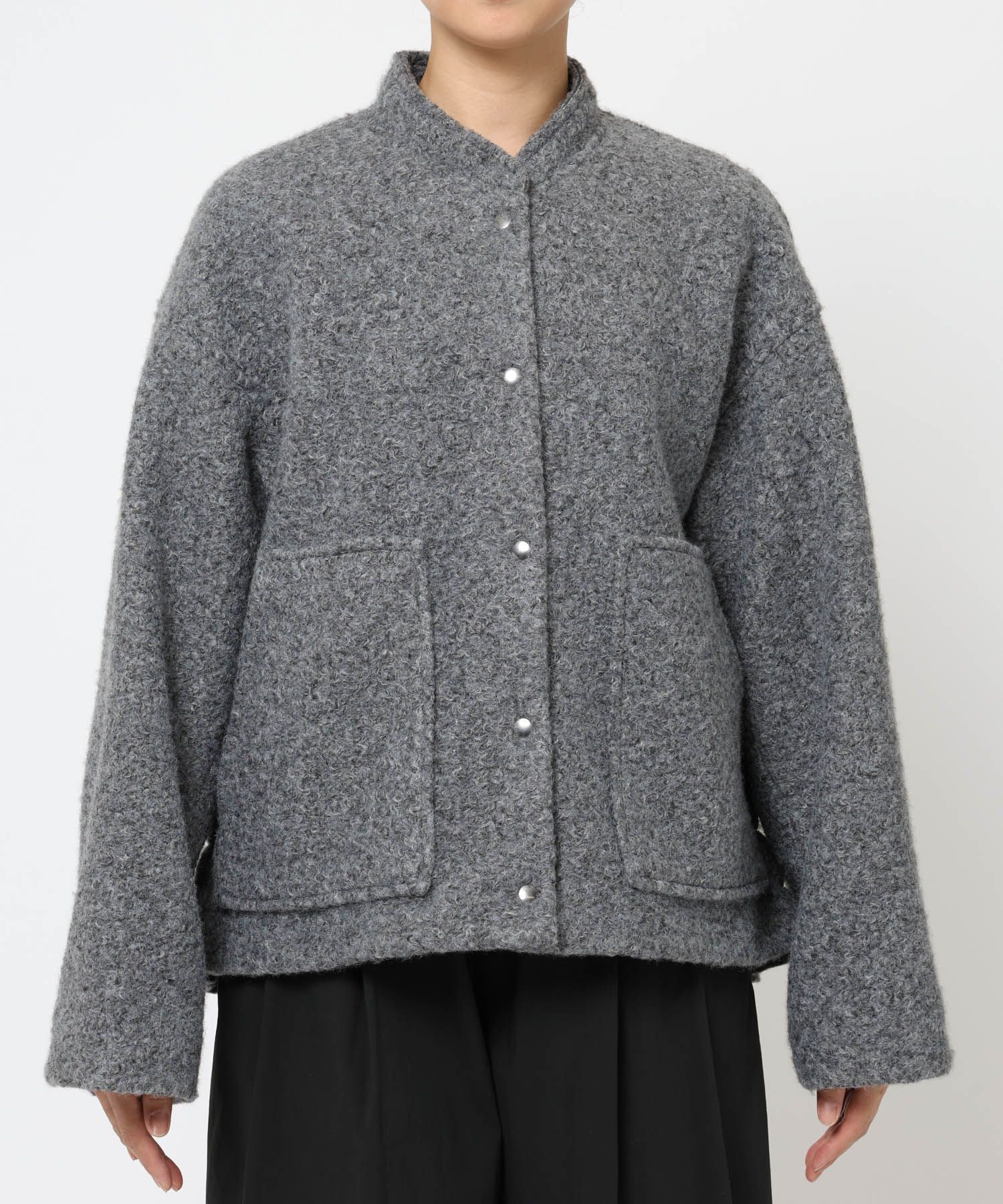 BABYLONE「ウェイビーニードルブルゾン」|ブルゾン・スタジャン|