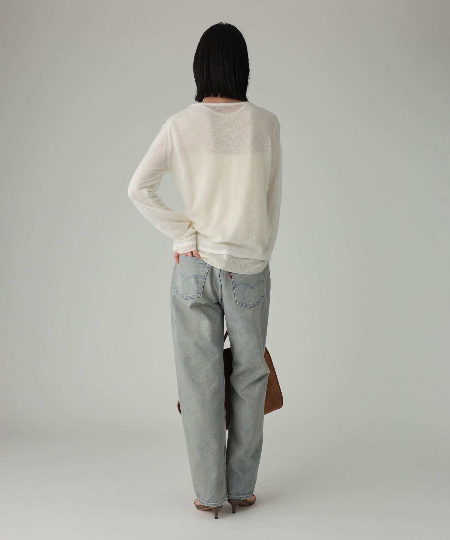 BABYLONE「シアークルーネックプルオーバー」|Tシャツ・カットソー|