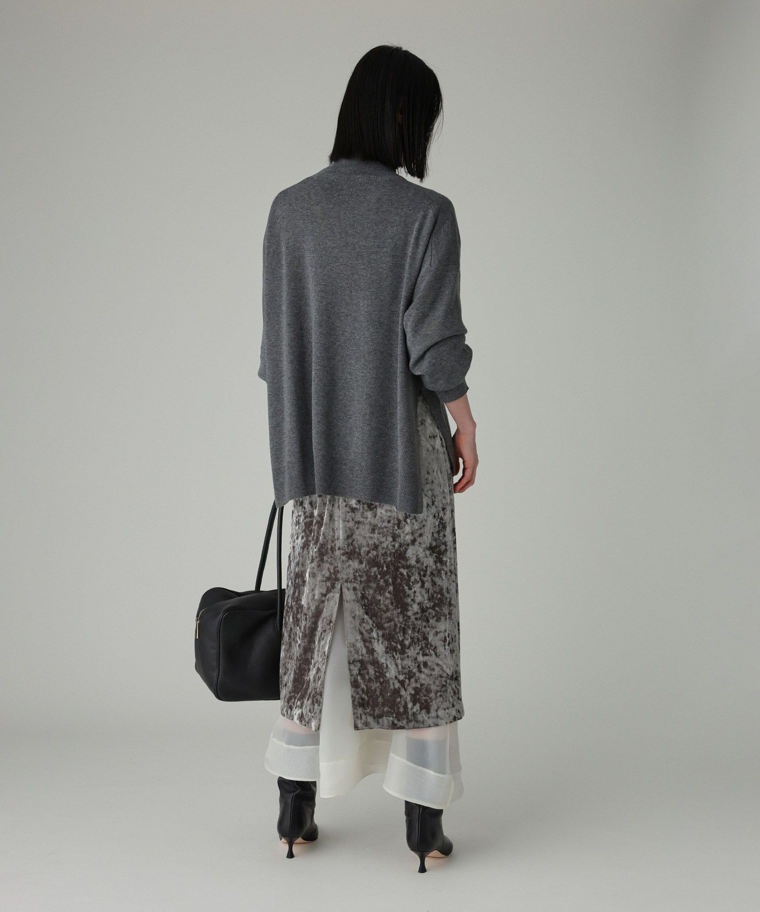 BABYLONE「ハイネックポンチョニット」|ニット・セーター|