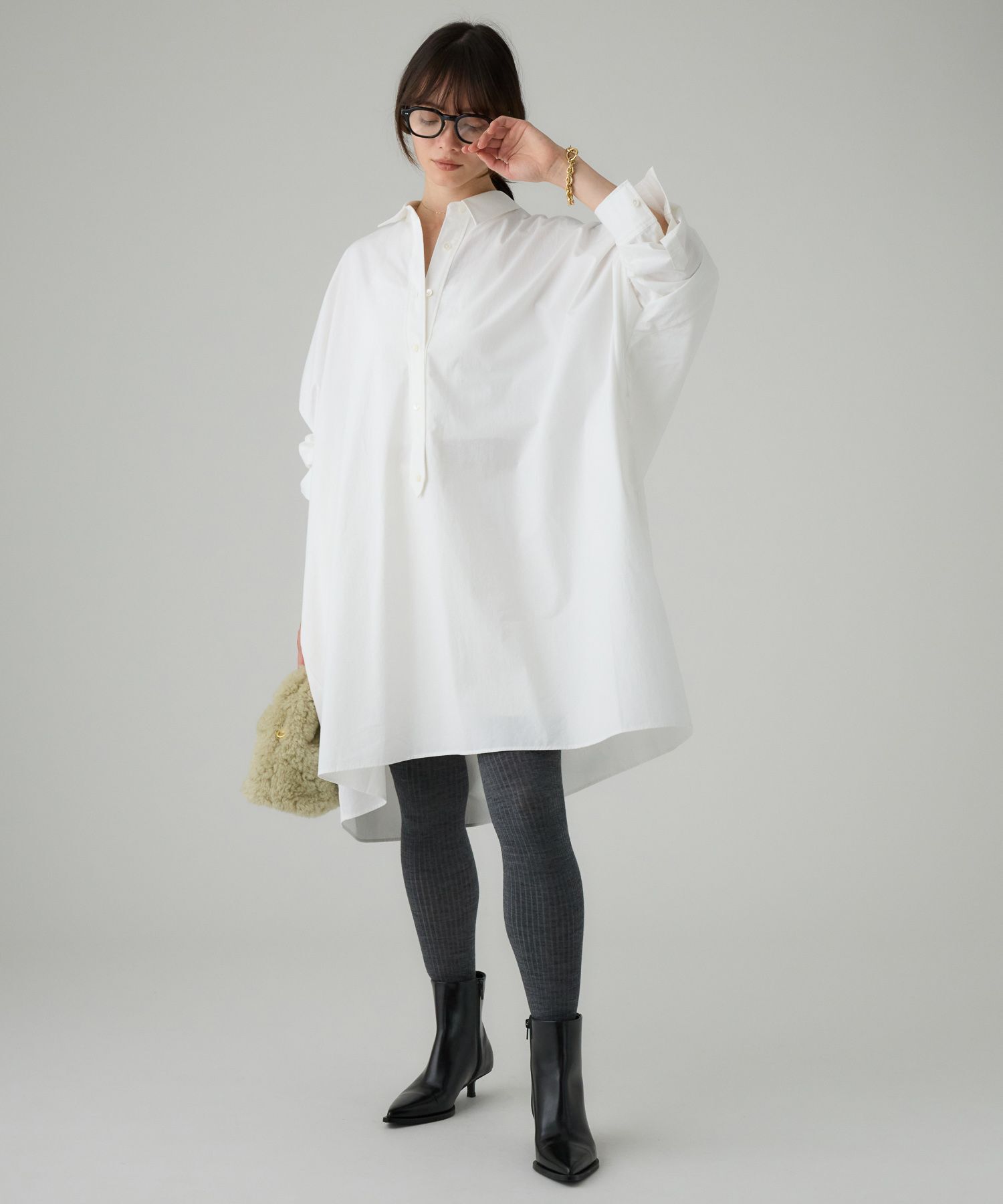 BABYLONE「ポンチョミニワンピース」|ワンピース|