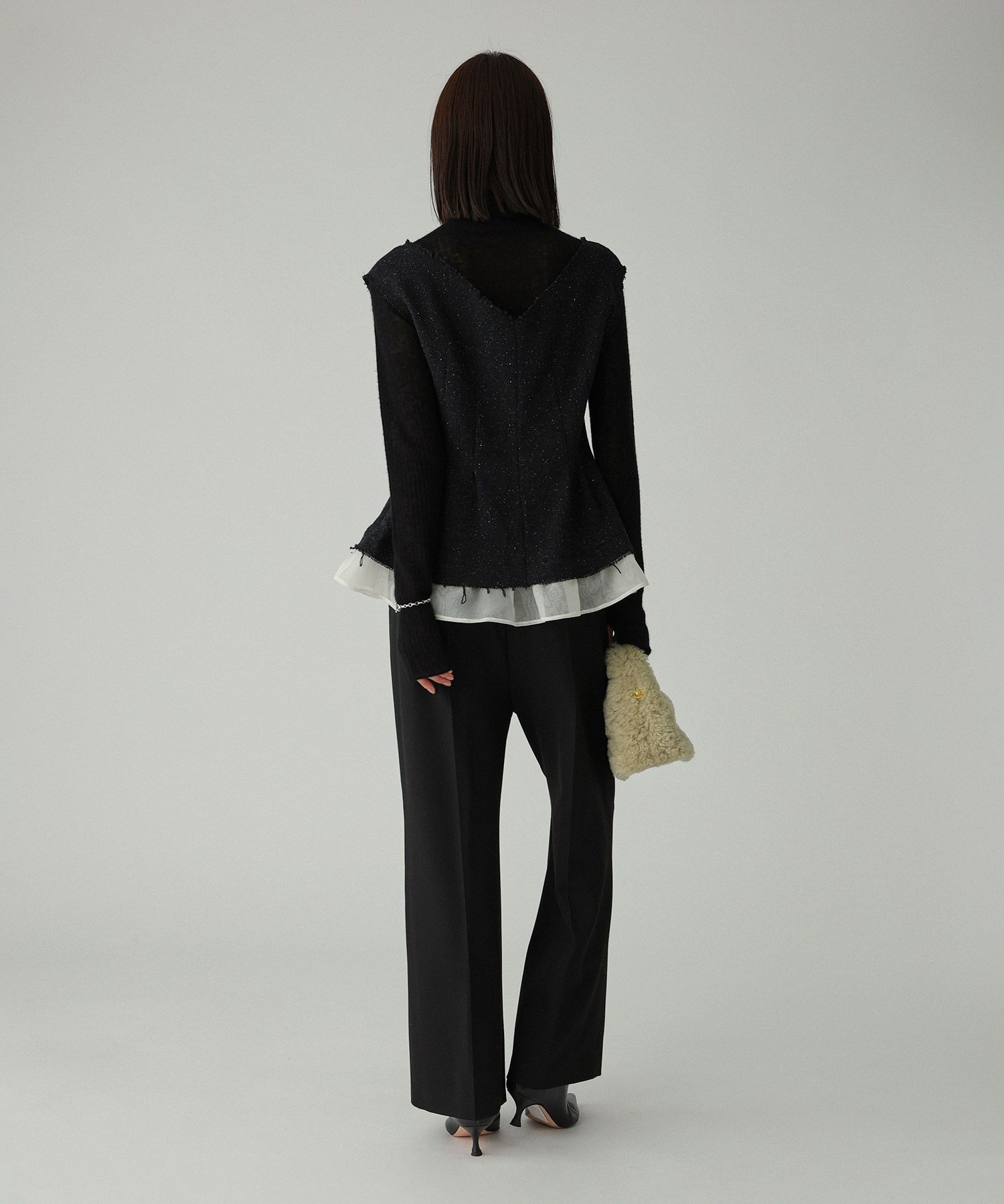 BABYLONE「ヘムレイヤードブラウス」|シャツ・ブラウス|