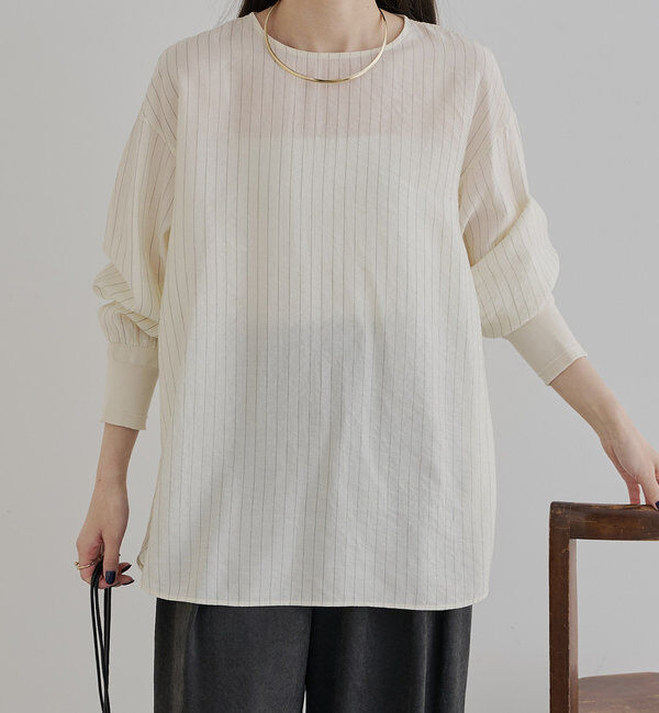  「【新色登場】レイヤードプルオーバーブラウス」|プルオーバー|