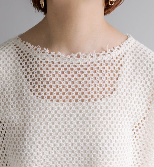  「【リバイバル】ハーフスリーブメッシュプルオーバー」|プルオーバー|