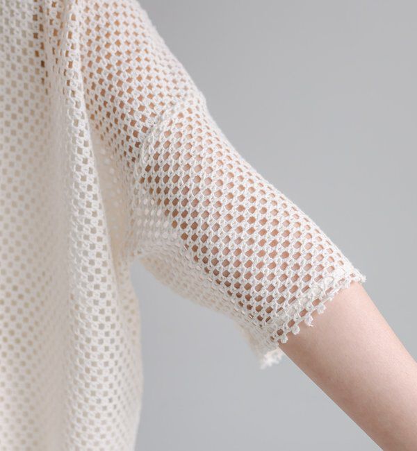  「【リバイバル】ハーフスリーブメッシュプルオーバー」|プルオーバー|