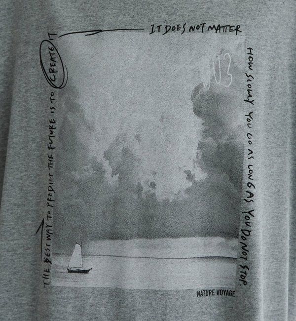  「【接触冷感+UVカット】フォトプリントTシャツ」|Tシャツ・カットソー|