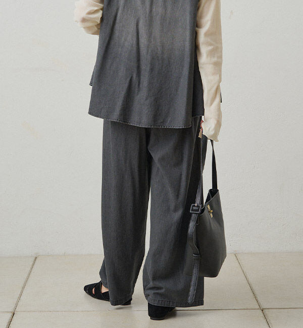  「【SET ITEM】デニムフレアブラウス+イージーパンツセット」|その他|