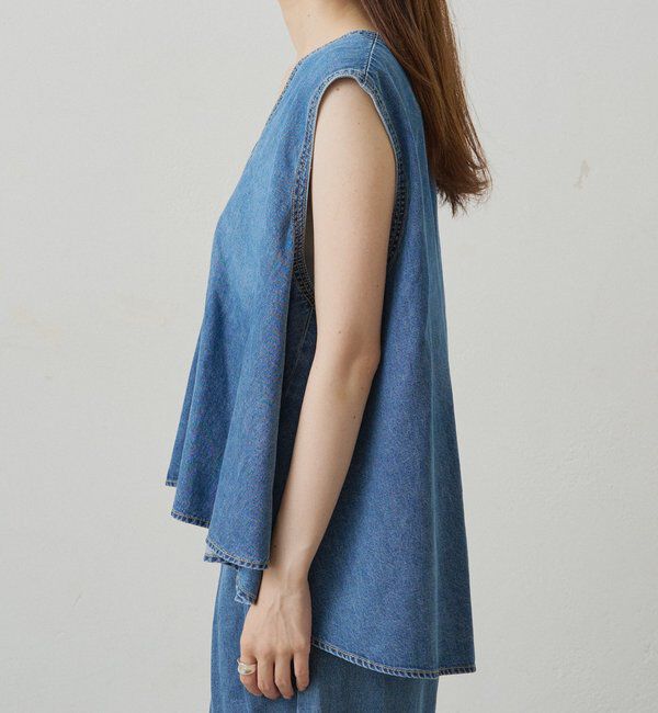  「【SET ITEM】デニムフレアブラウス+イージーパンツセット」|その他|