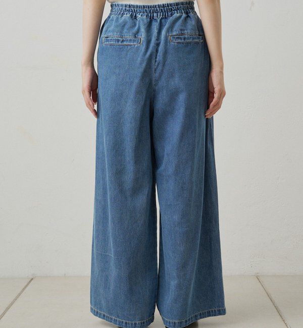  「【SET ITEM】デニムフレアブラウス+イージーパンツセット」|その他|