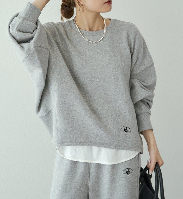  「サイドリブスウェットプルオーバー」|プルオーバー|