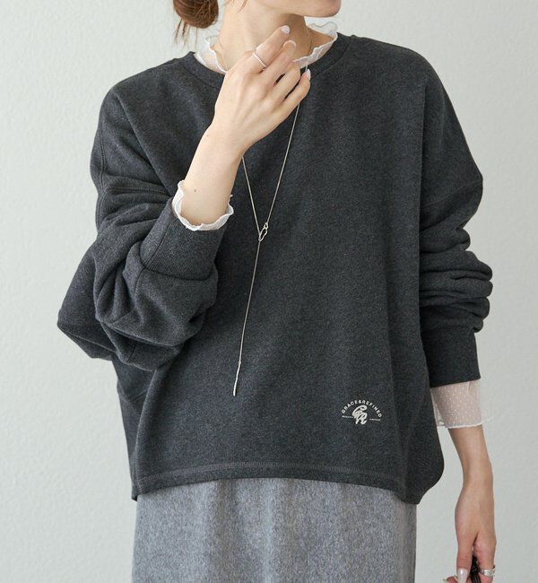  「サイドリブスウェットプルオーバー」|プルオーバー|